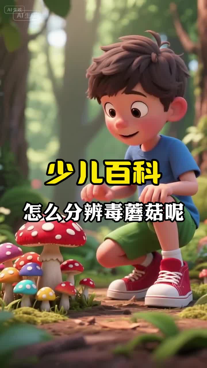 少儿科普百科怎么判断蘑菇有没有毒呢