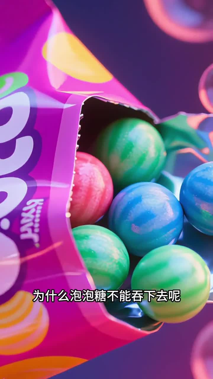 少儿科普百科为什么泡泡糖不能吞进肚子里呢