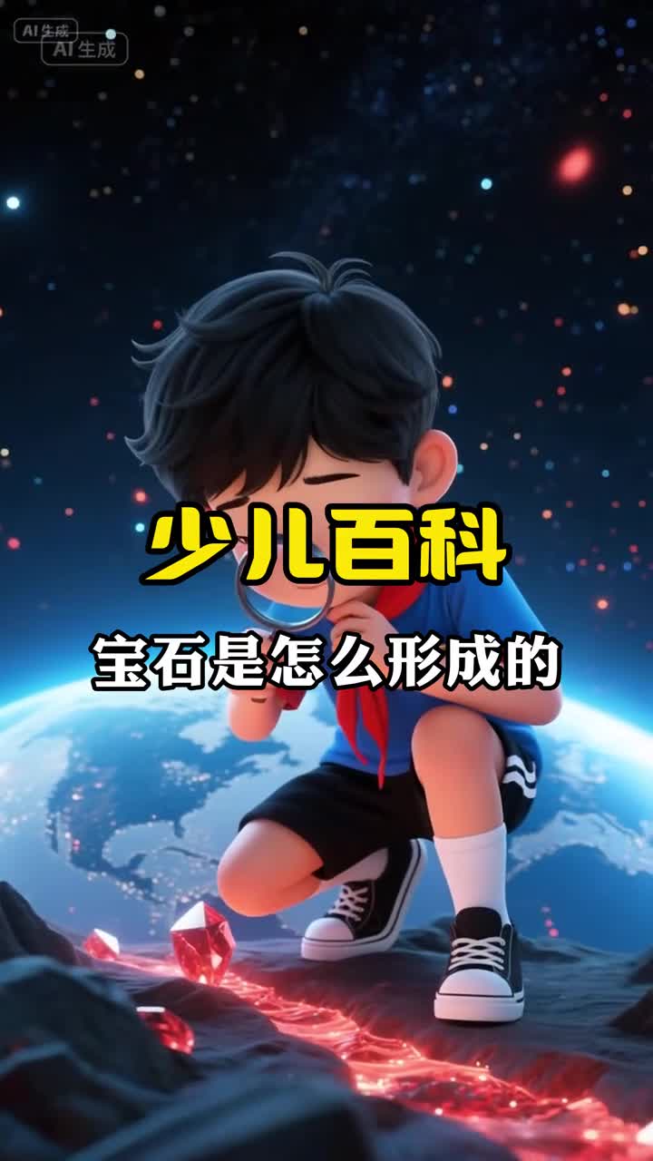 少儿科普百科宝石是怎么形成的呢