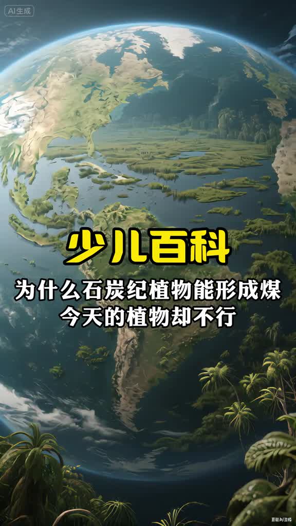 少儿科普百科为什么石炭纪的植物能形成煤现在的植物却不行呢
