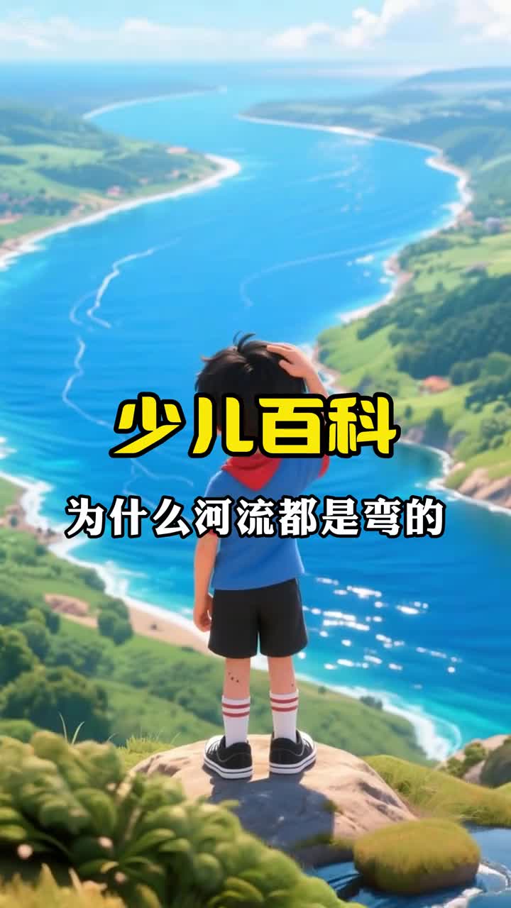 少儿科普百科为什么河流是弯弯曲曲的