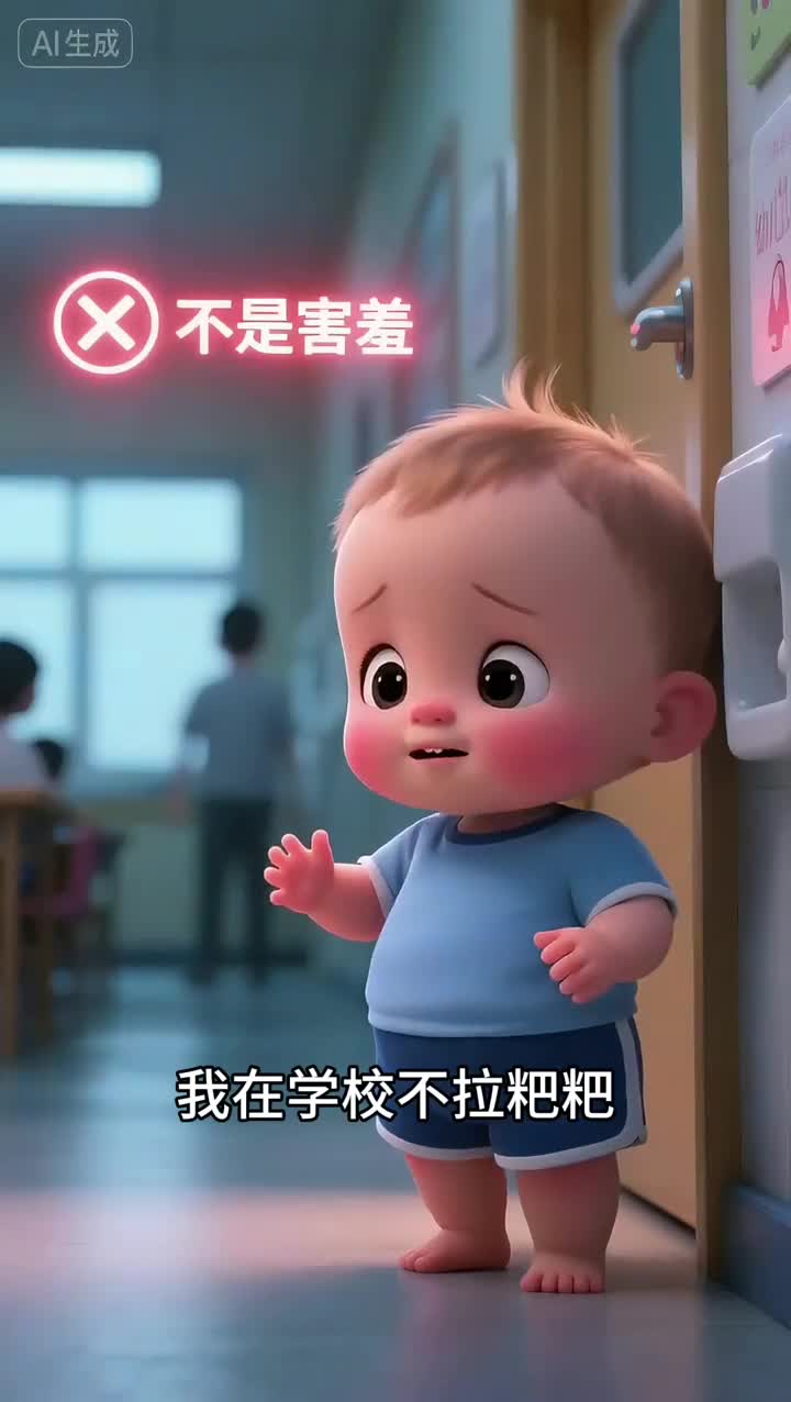 谁懂啊娃在学校憋便不敢说根本不是害羞是怕被同学笑怕老师嫌麻烦这套桑尼有主意教娃敢说我需要敢说不