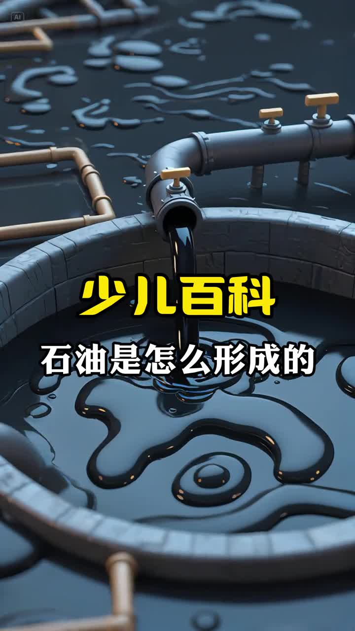 少儿科普百科石油是怎么形成的