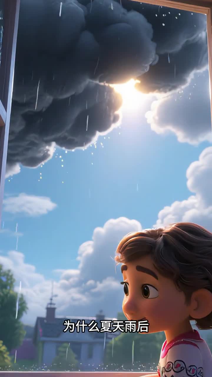 少儿科普百科为什么夏天下雨后可以看见彩虹呢