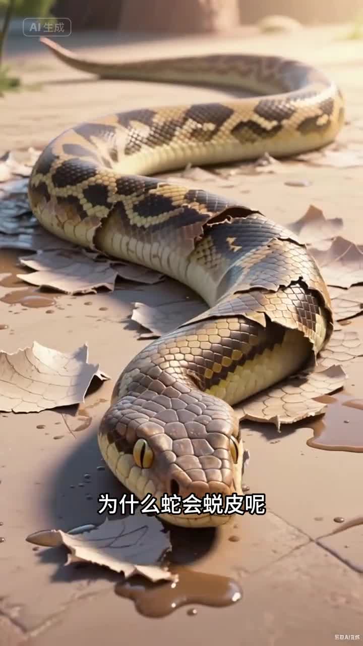少儿科普百科为什么蛇会蜕皮呢