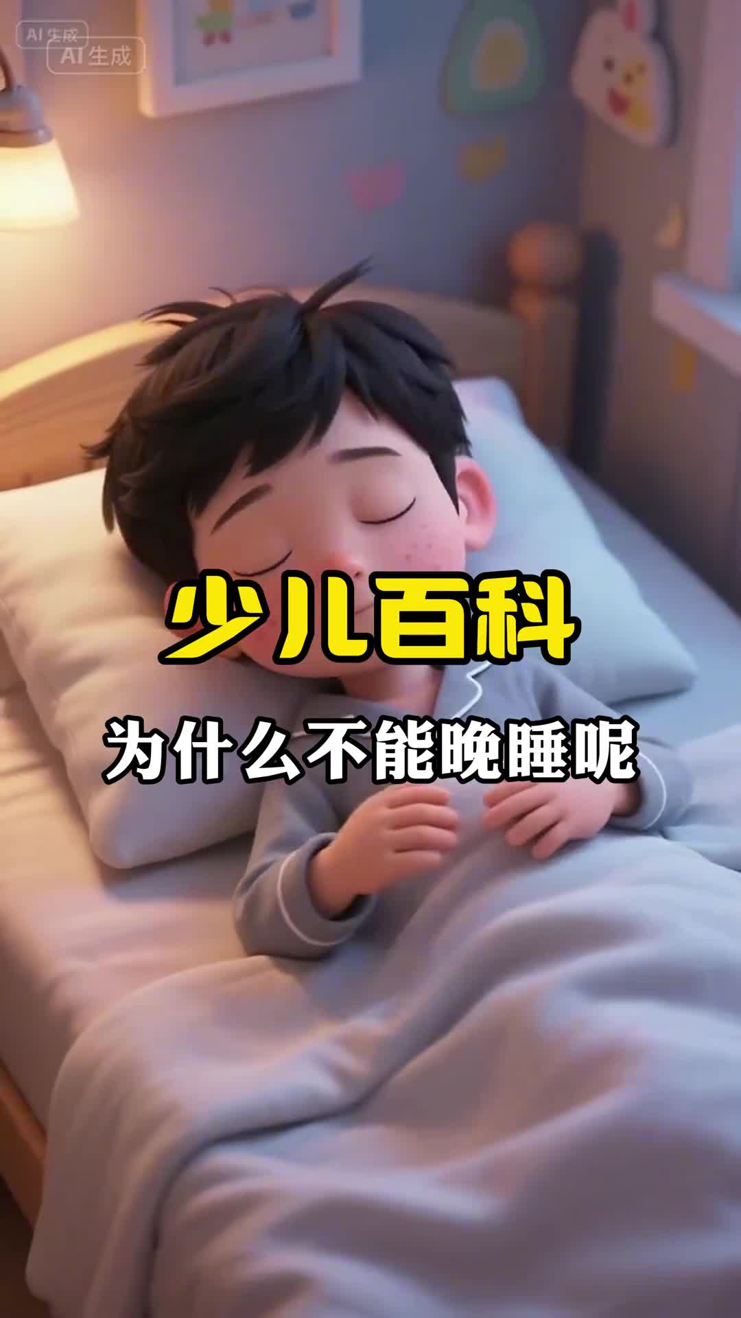 少儿科普百科为什么不能晚睡呢