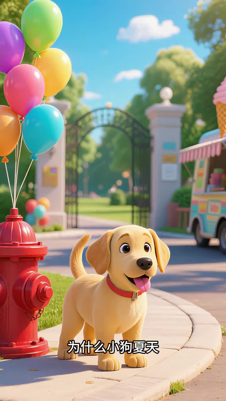 少儿科普百科为什么小狗夏天爱吐舌头呢