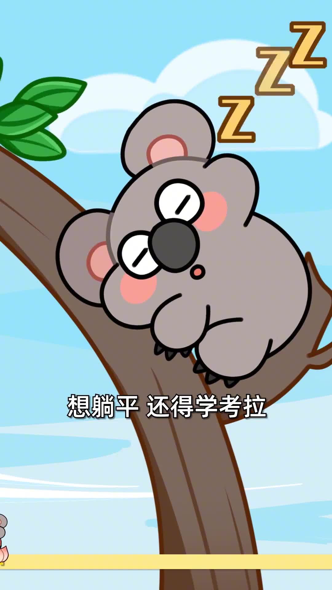 论躺平你能躺过考拉吗