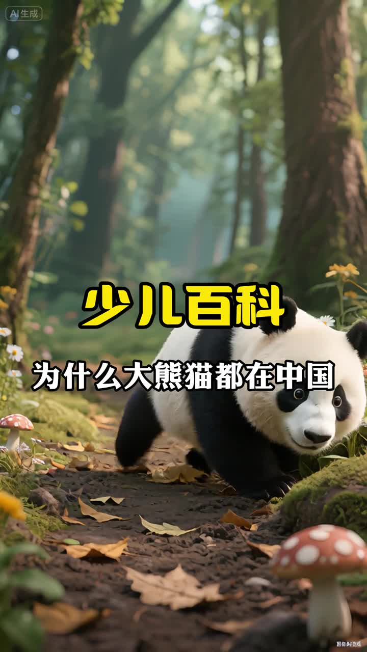 少儿科普百科为什么现在大熊猫都是中国的