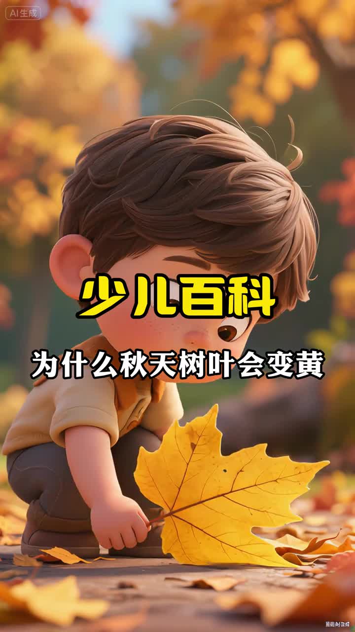 少儿科普百科为什么树叶秋天会变黄呢