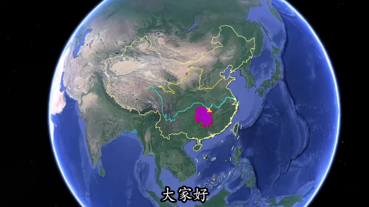 洞庭湖畔千古名楼湘北门户长江大港三维地图看湖南岳阳