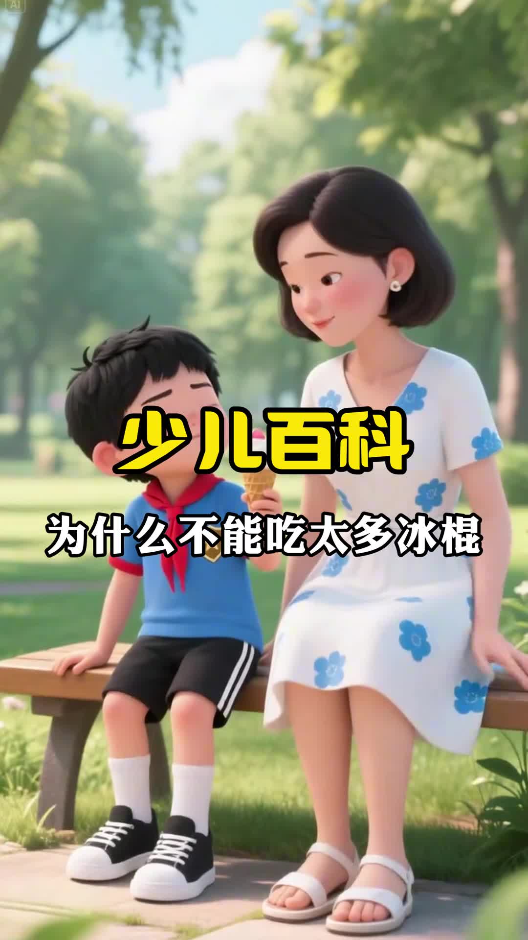 少儿科普百科为什么不能吃太多冰淇淋