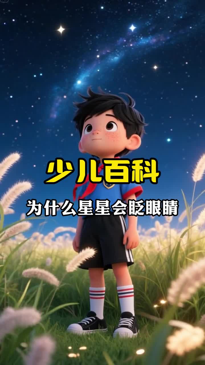 少儿科普百科为什么星星会眨眼睛