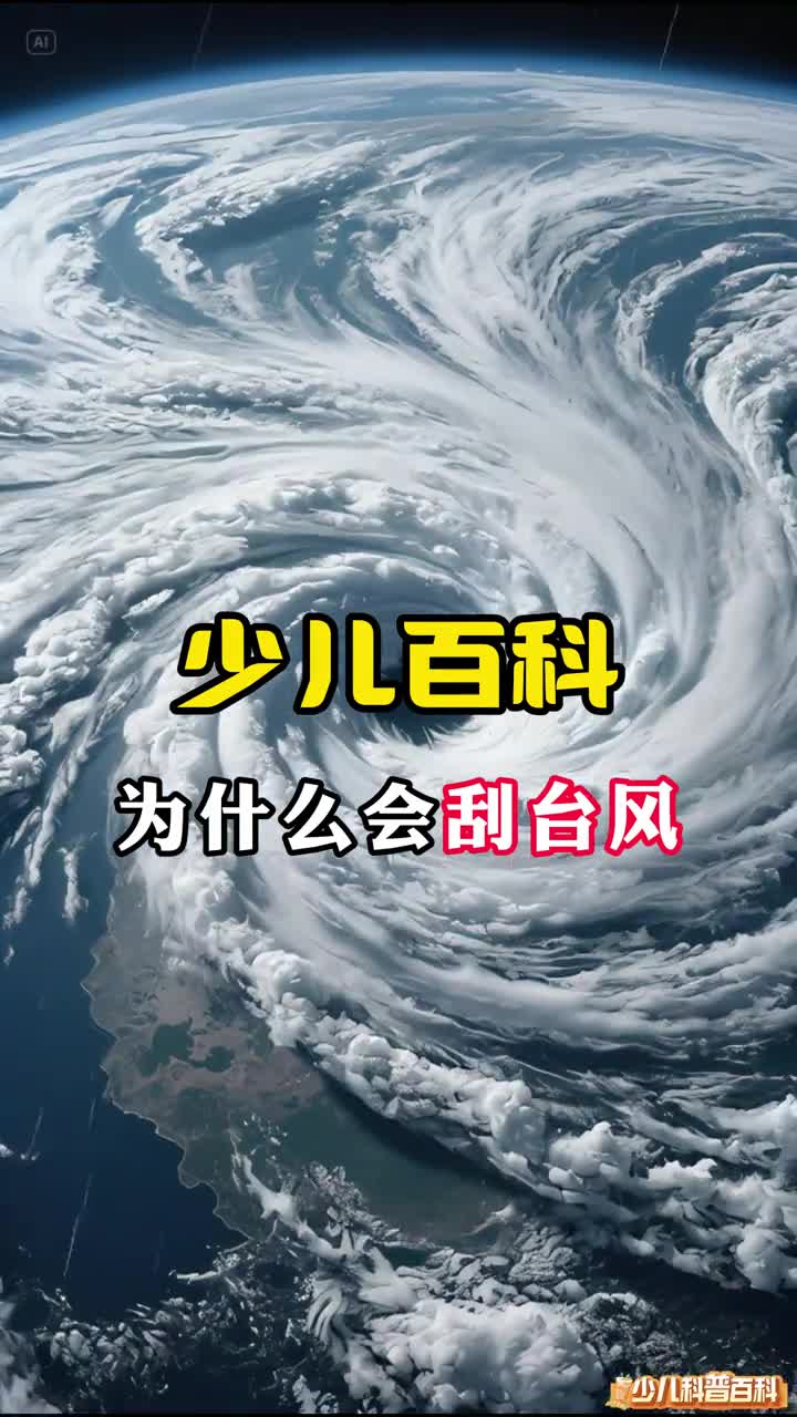 少儿科普百科为什么会刮台风台风是怎么形成的