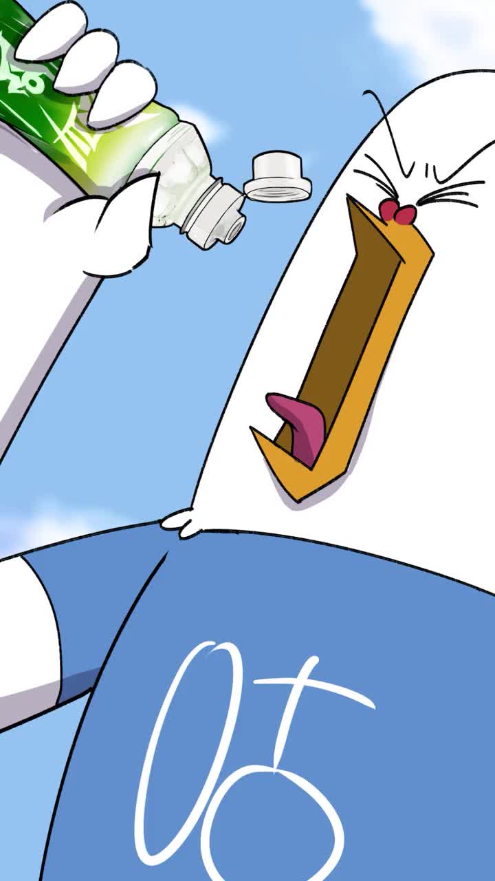 你打球时有人送你这瓶饮料吗