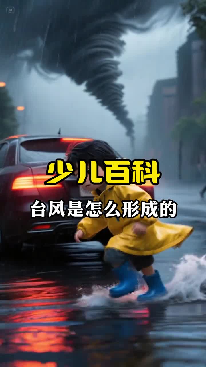 少儿科普百科台风是怎么形成的