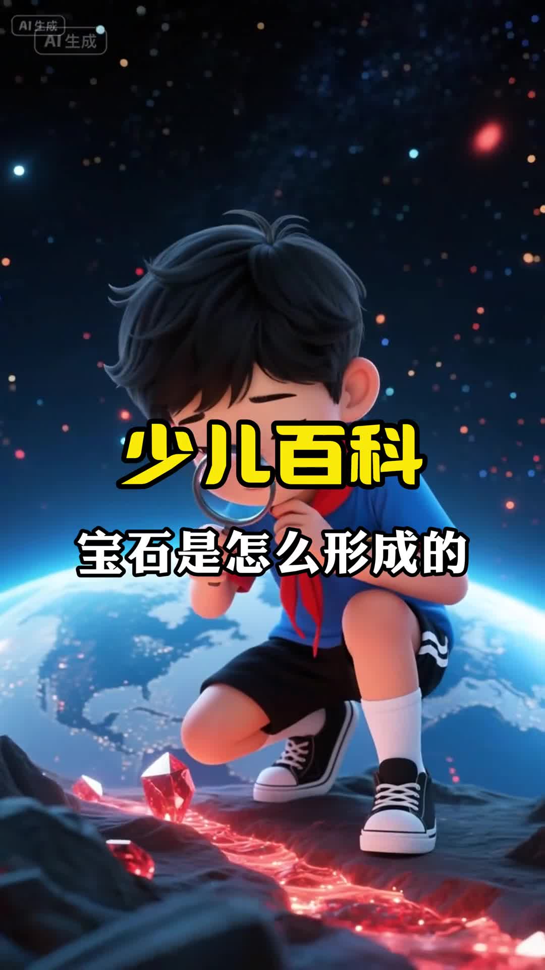 少儿科普百科宝石是怎么形成的呢