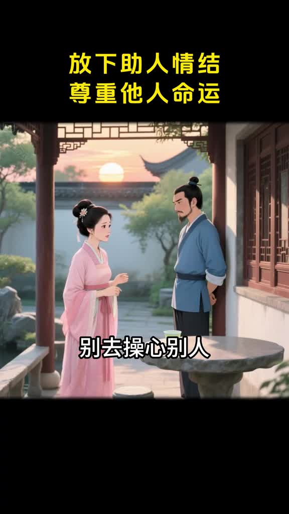 放下助人情结尊重他人命运是成年人的顶级清醒