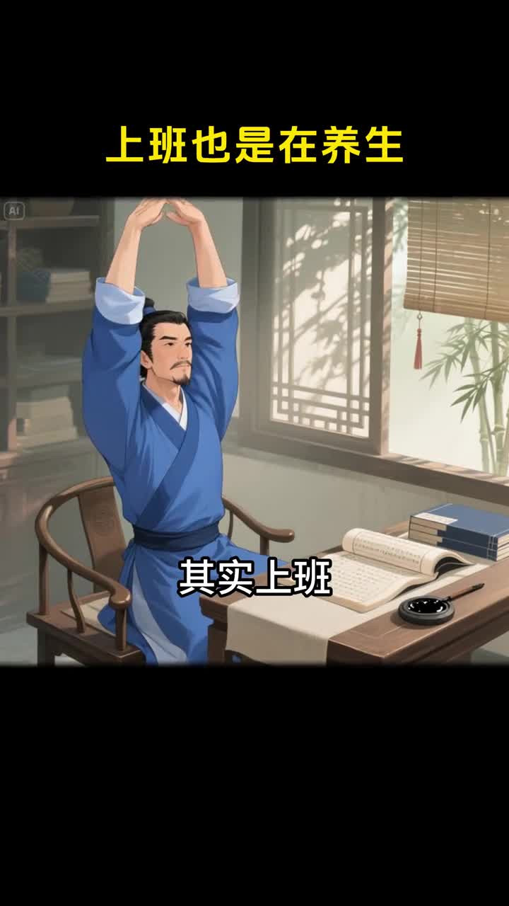 上班其实是带薪养生