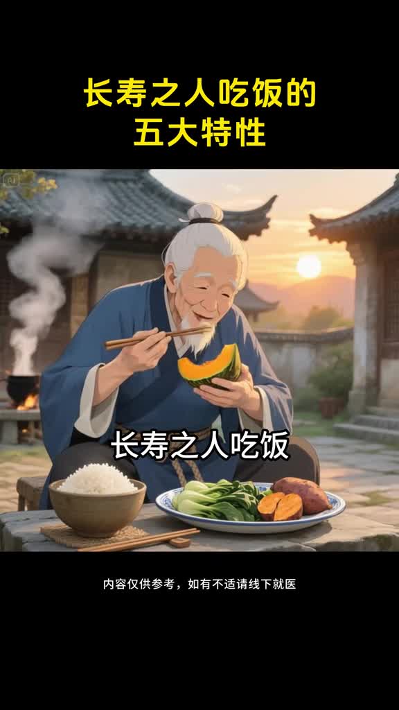 长寿之人吃饭的五大特性你中几条