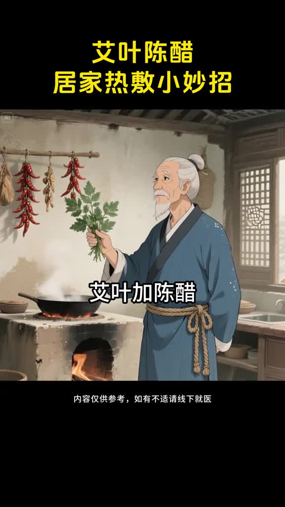 艾叶陈醋居家热敷小妙招