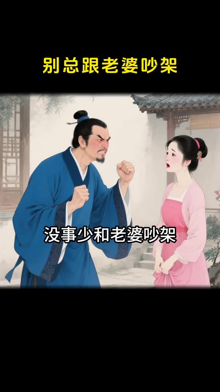 没事少和老婆吵架未来你最能指望的大概就是身边的她了