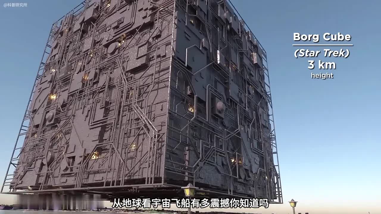 用人的角度看宇宙飞船有多震撼巨物恐惧症的朋友注意了一