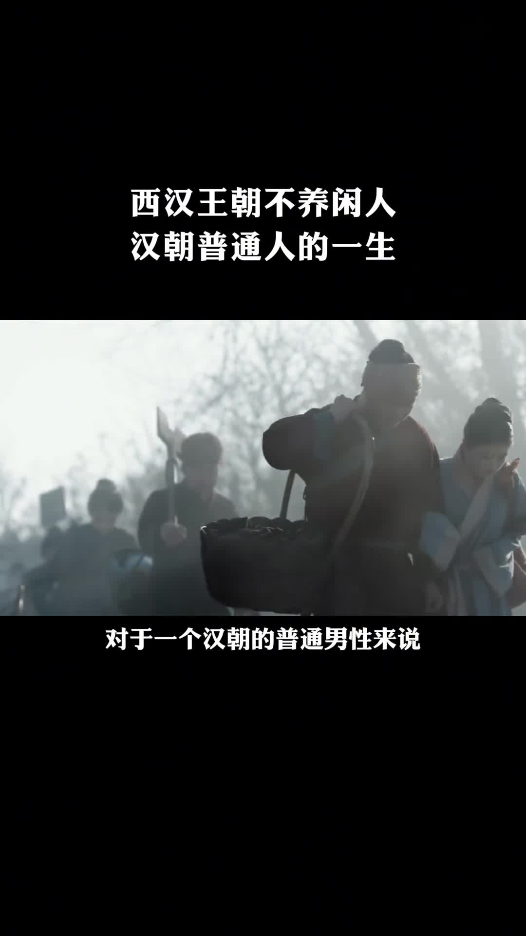 西汉王朝不养闲人一个汉朝普通人的一生