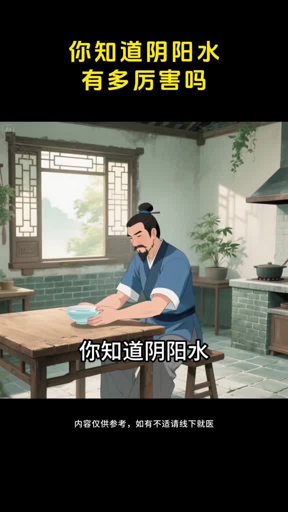 你知道阴阳水有多厉害吗