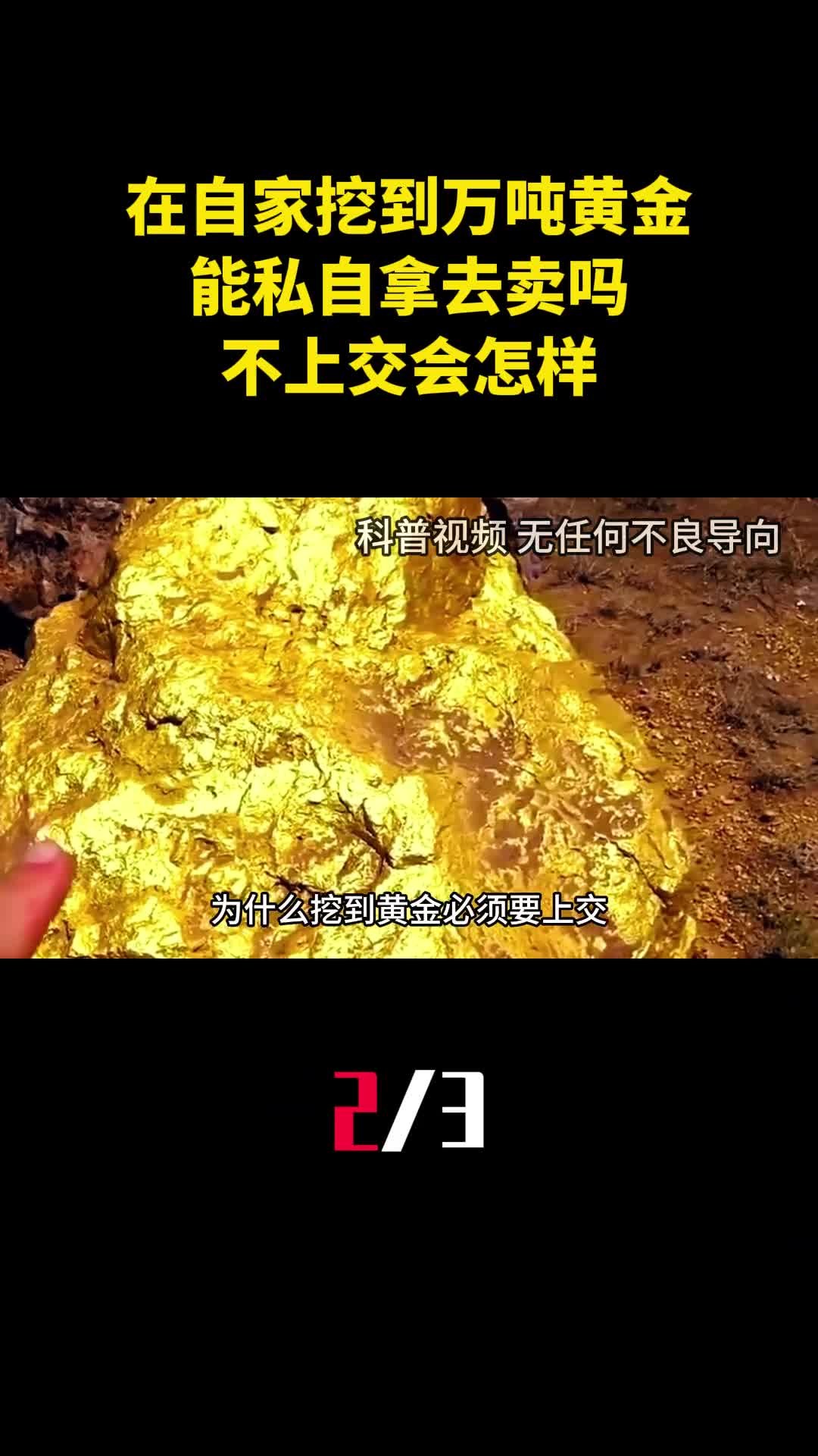 在自家院子挖到万吨黄金能私自拿去卖吗不上交会怎样2