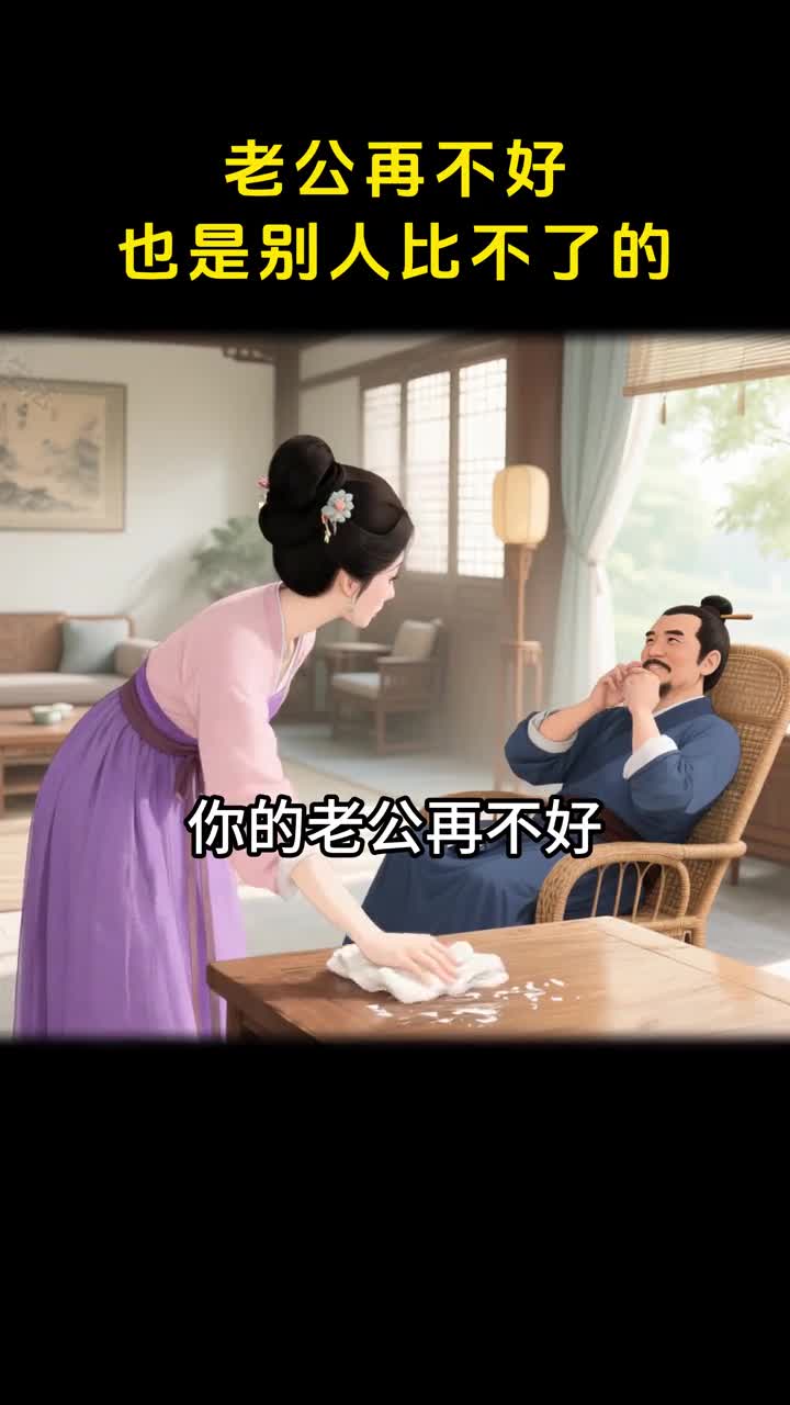 老公再不好也是别人比不了的依靠