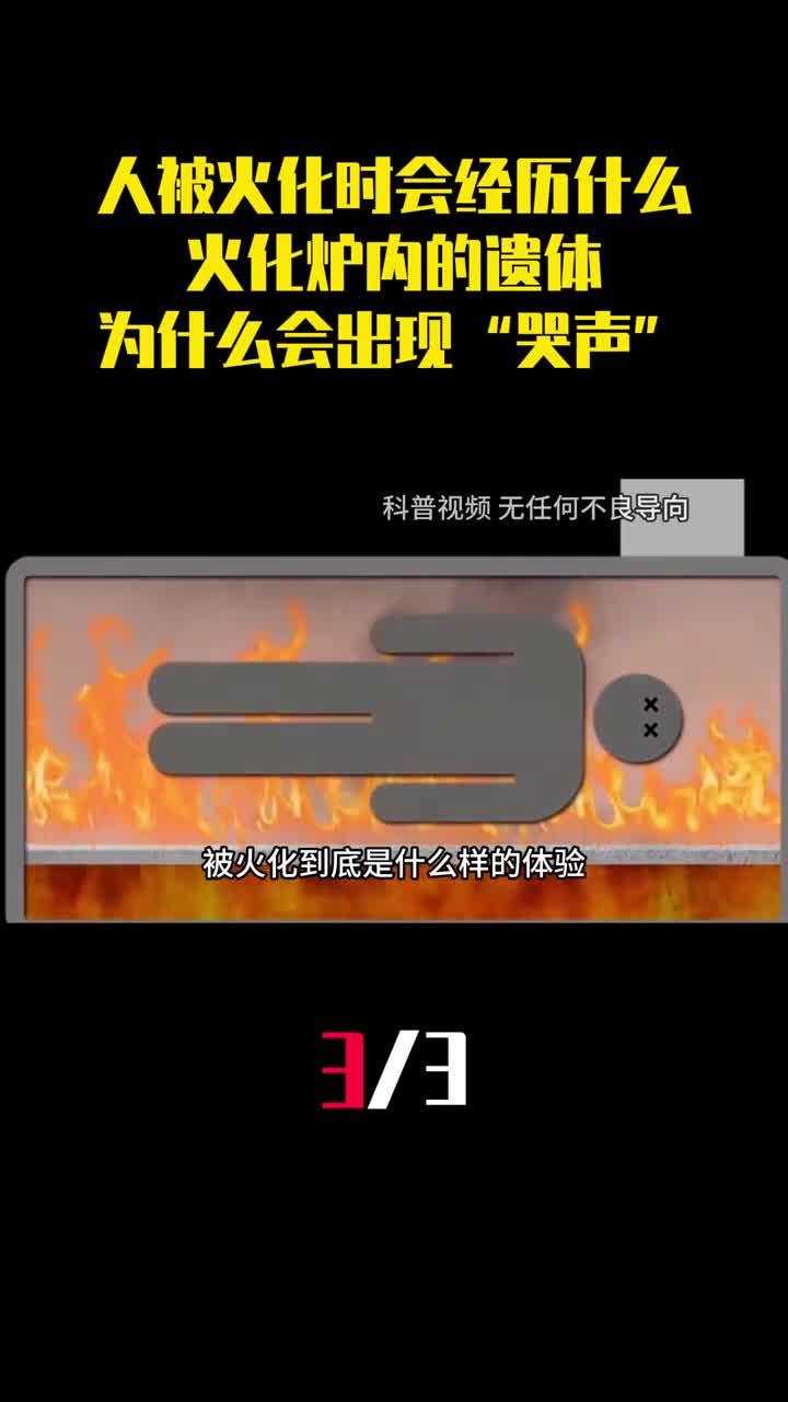 人被火化时会经历什么火化炉内的遗体为什么会出现哭声3