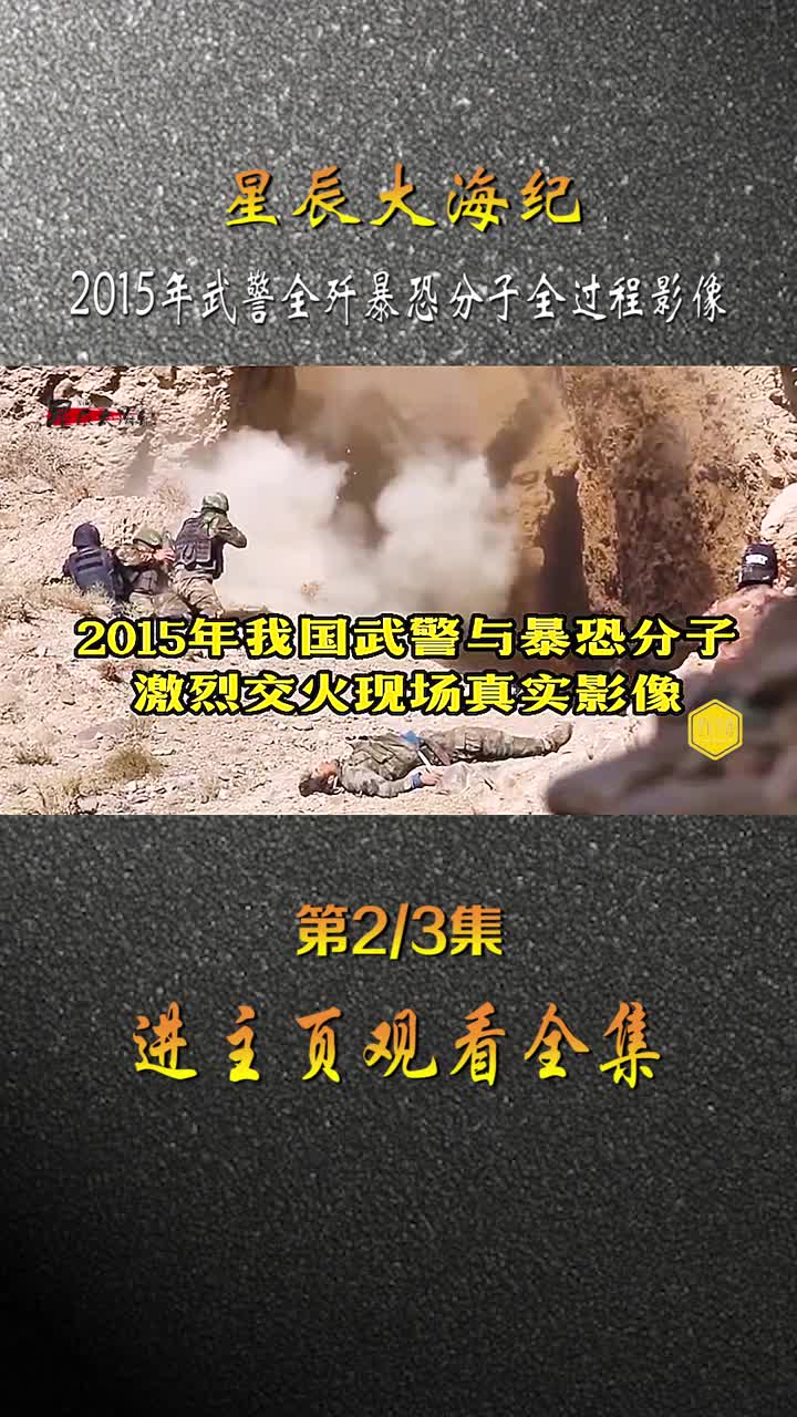 2015年我国武警特战队全歼暴恐分子过程真实影像