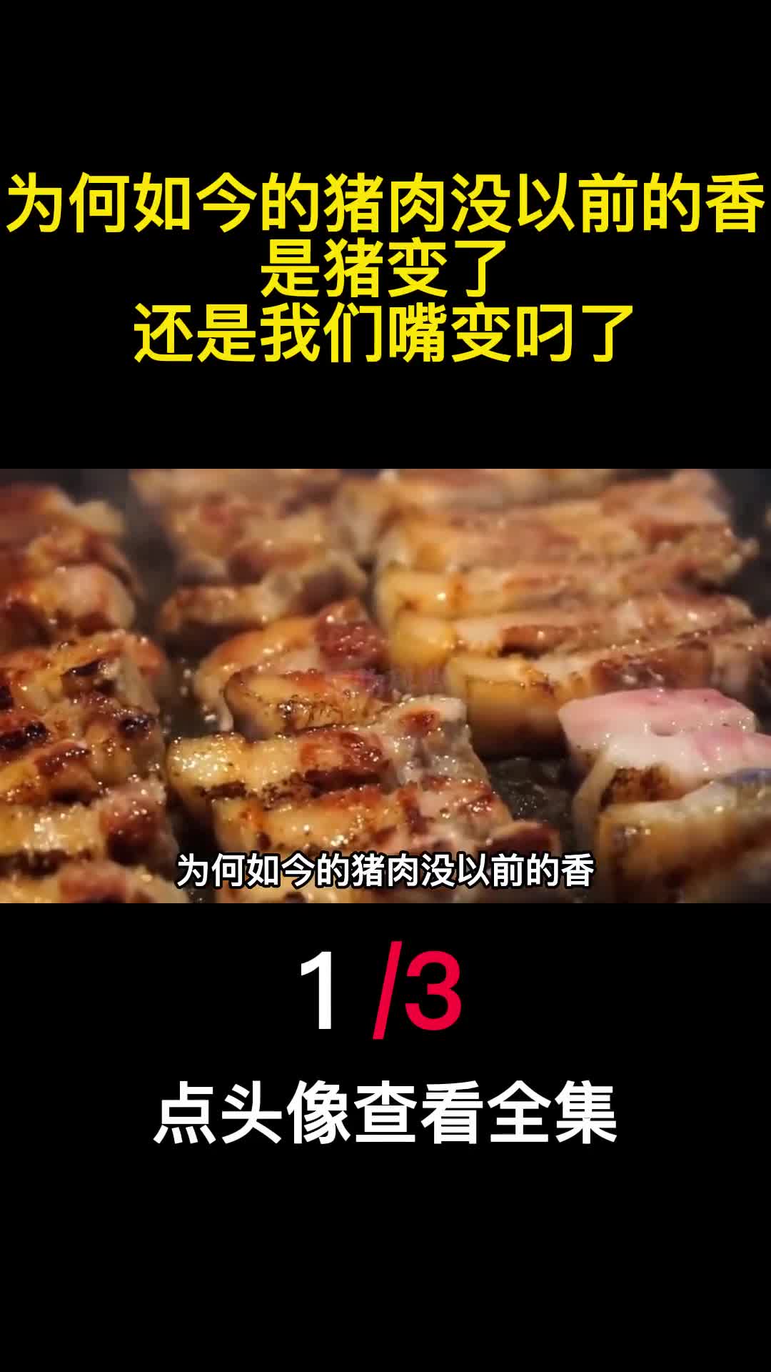 为何如今的猪肉没以前的香是猪变了还是我们嘴变叼了1