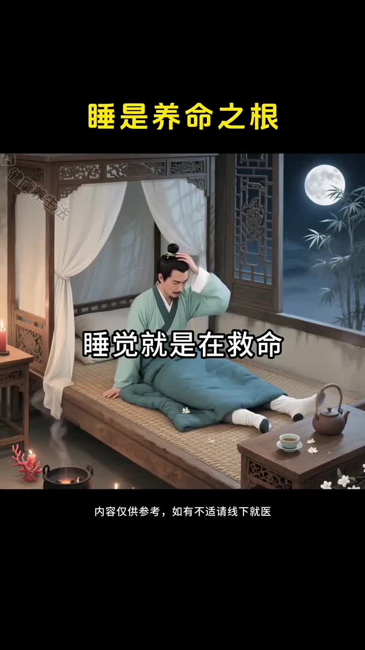 中医说睡觉是养命之根熬夜如削寿之斧