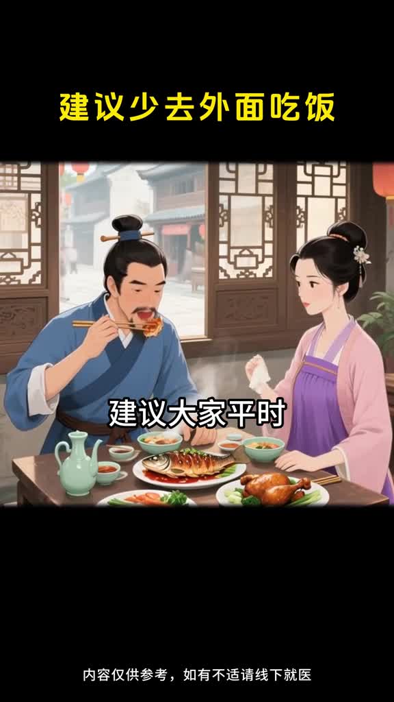 建议少去外面吃饭