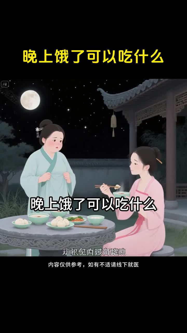 晚上饿了可以吃什么