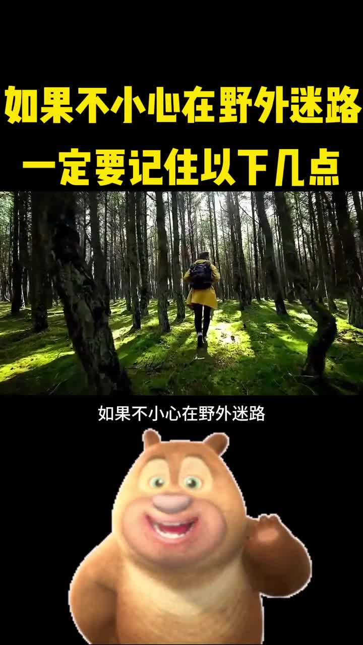 如果不小心在野外迷路要注意这几点