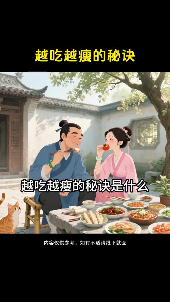 越吃越瘦的秘诀