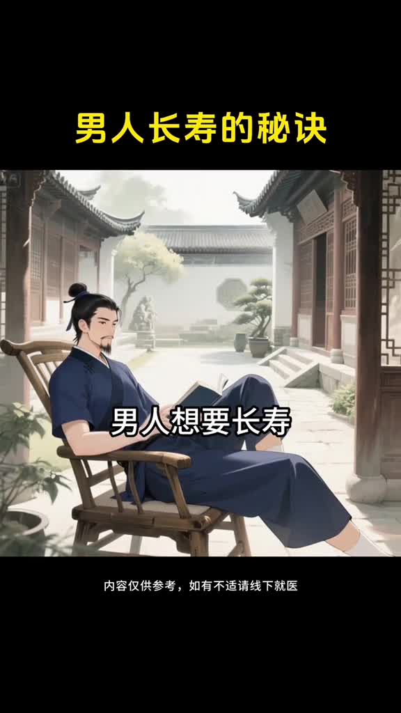 男人想要长寿想要多活几年记住这六句话