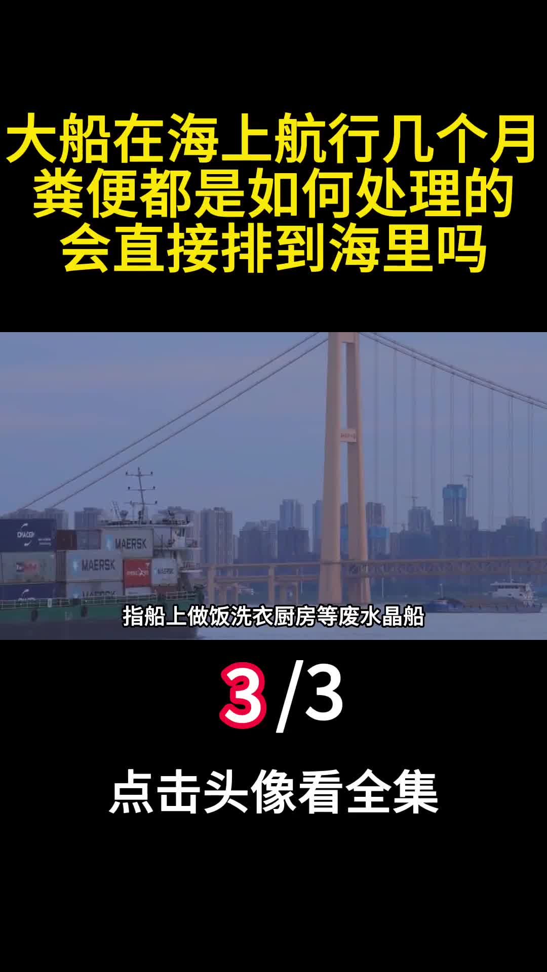 大船在海上航行几个月粪便都是如何处理的会直接排到海里吗3