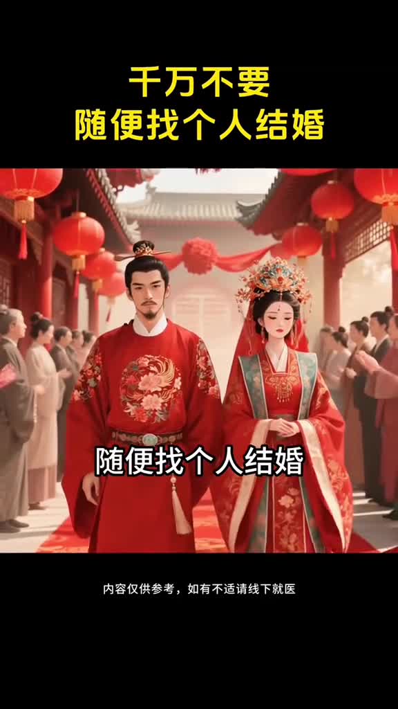 千万不要随便找个人结婚也别信和谁结婚都一样的鬼话
