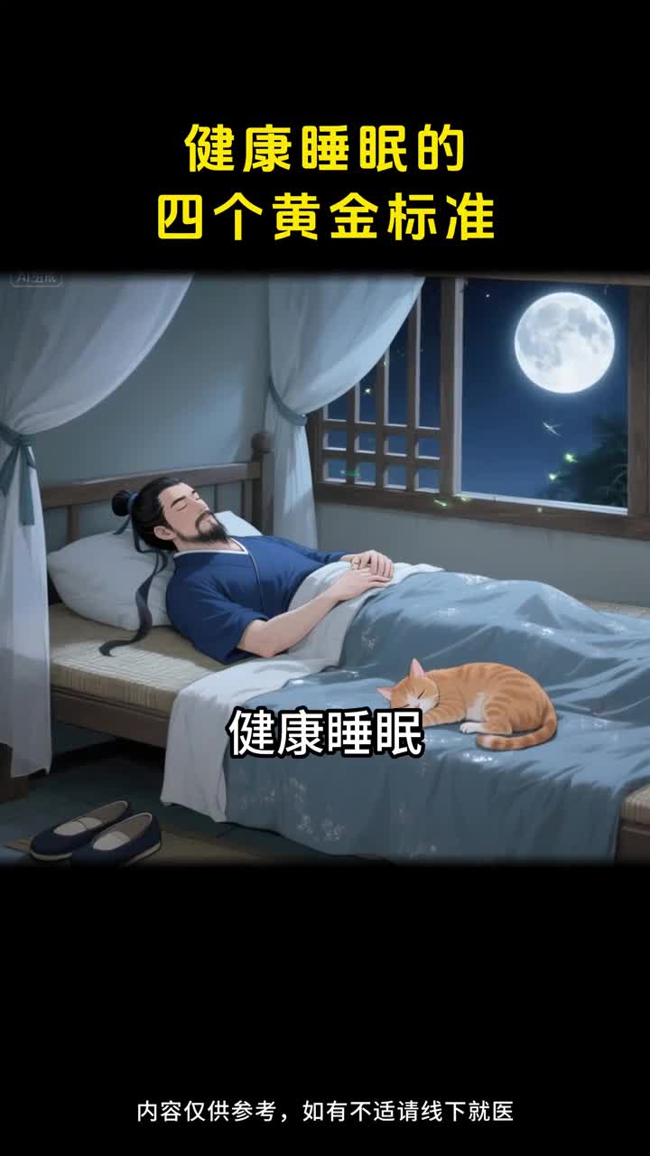 如果您能做到这四点那大概率您会拥有一个优质的睡眠