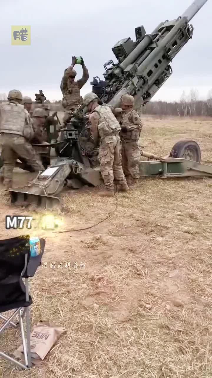 M777榴弹炮最大迎角射击全过程