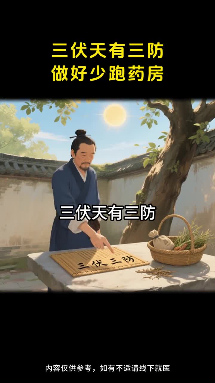 三伏天做好三防身体舒服更安心