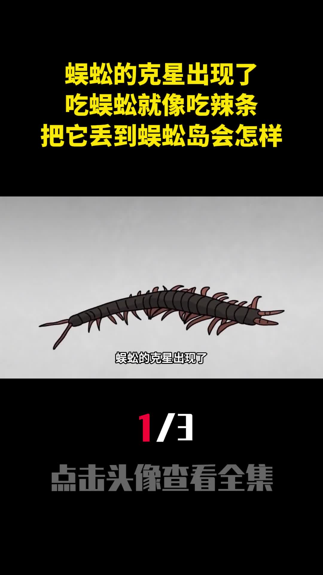 蜈蚣的克星出现了吃蜈蚣就像吃辣条把它丢到蜈蚣岛会怎样1