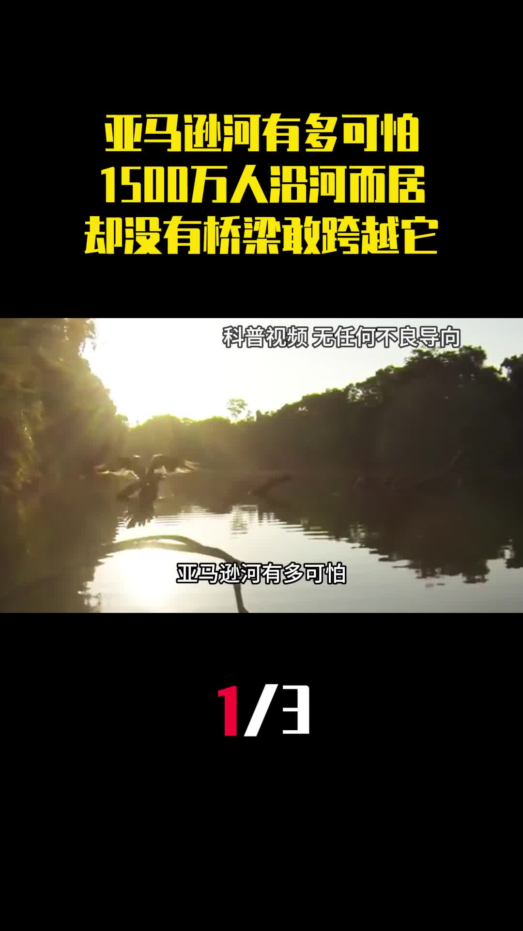 亚马逊河有多可怕1500万人沿河而居却没有桥梁敢跨越它1