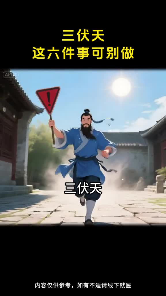 三伏天这六件事可别做