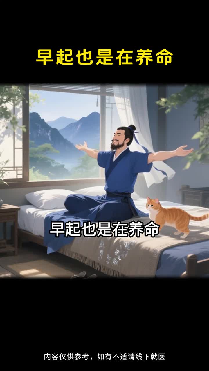 一日之计在于晨早起也是在养命