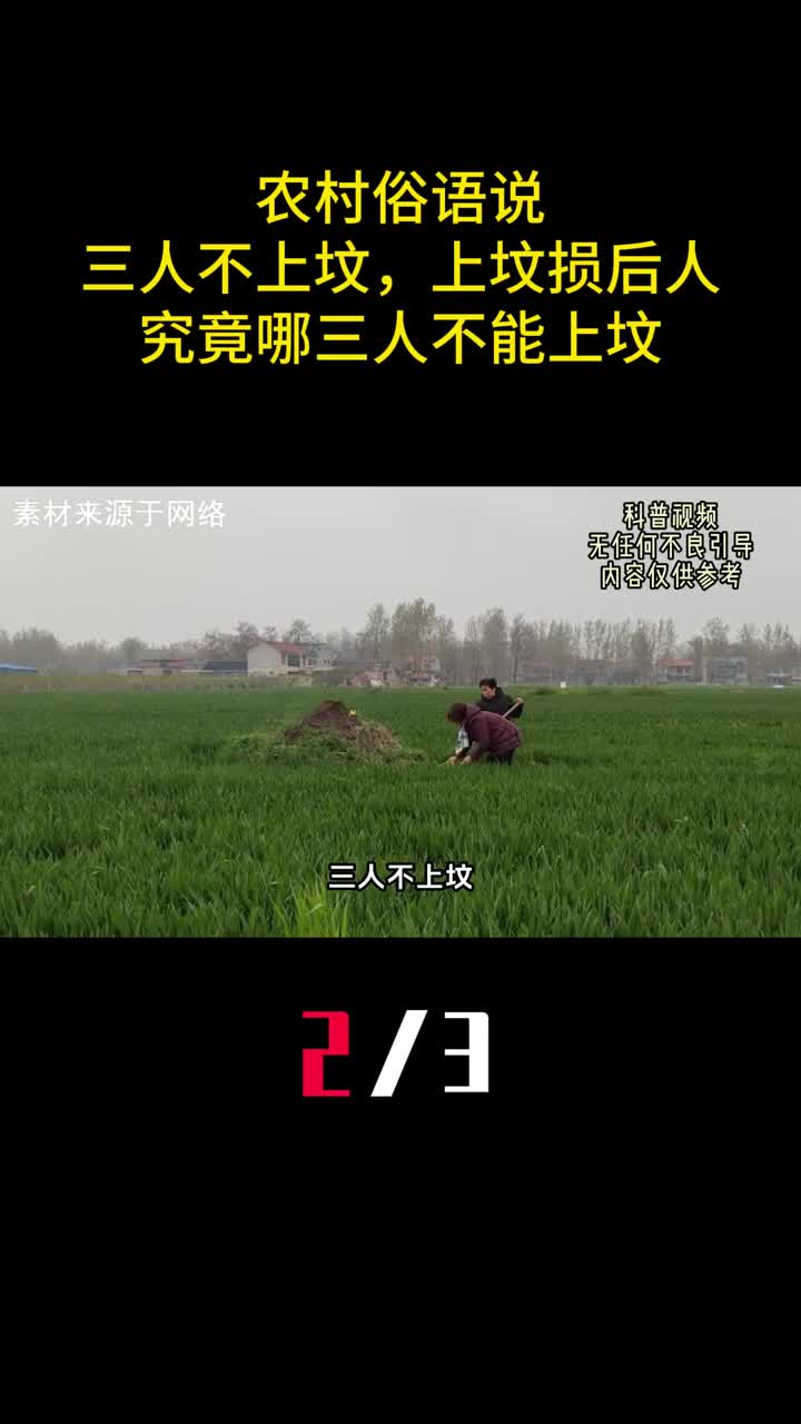 农村俗语说三人不上坟上坟损后人究竟哪三人不能上坟2